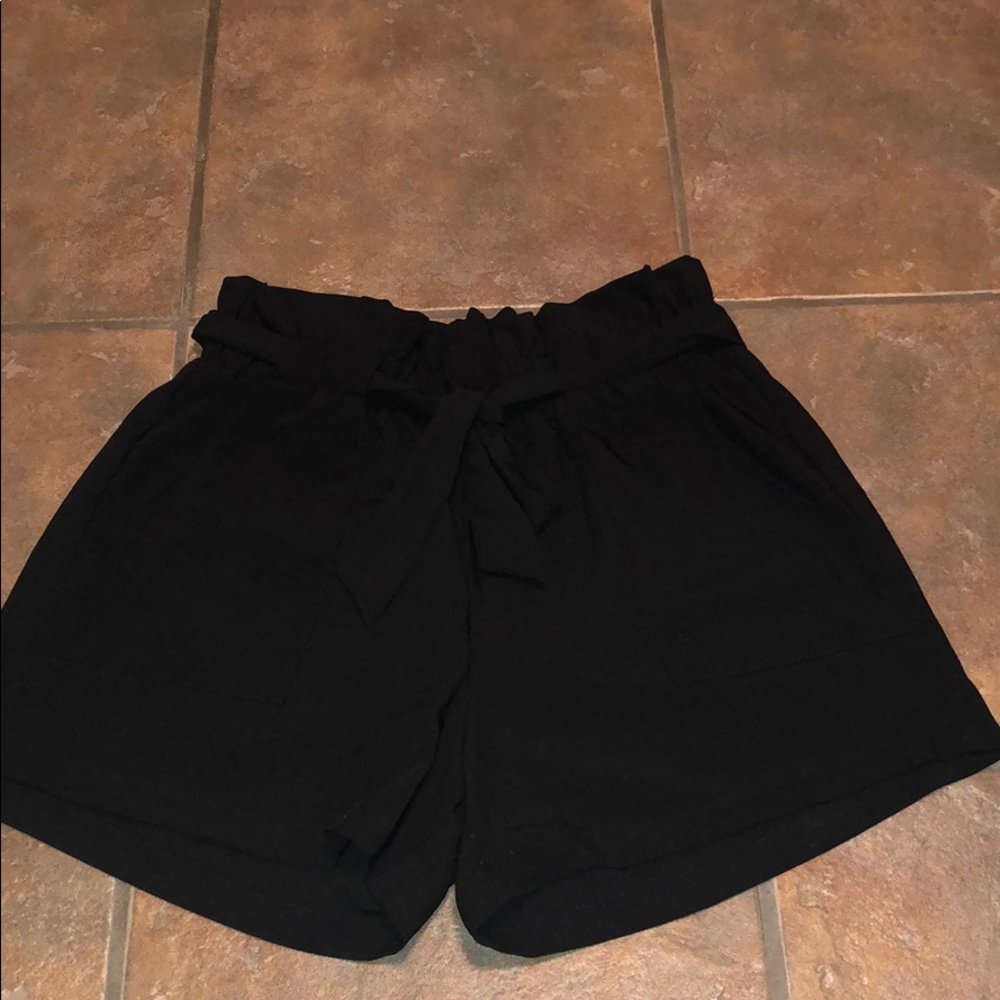 Shorts with a belt